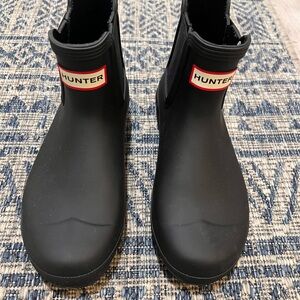 Hunter Black Rain Boots Womens